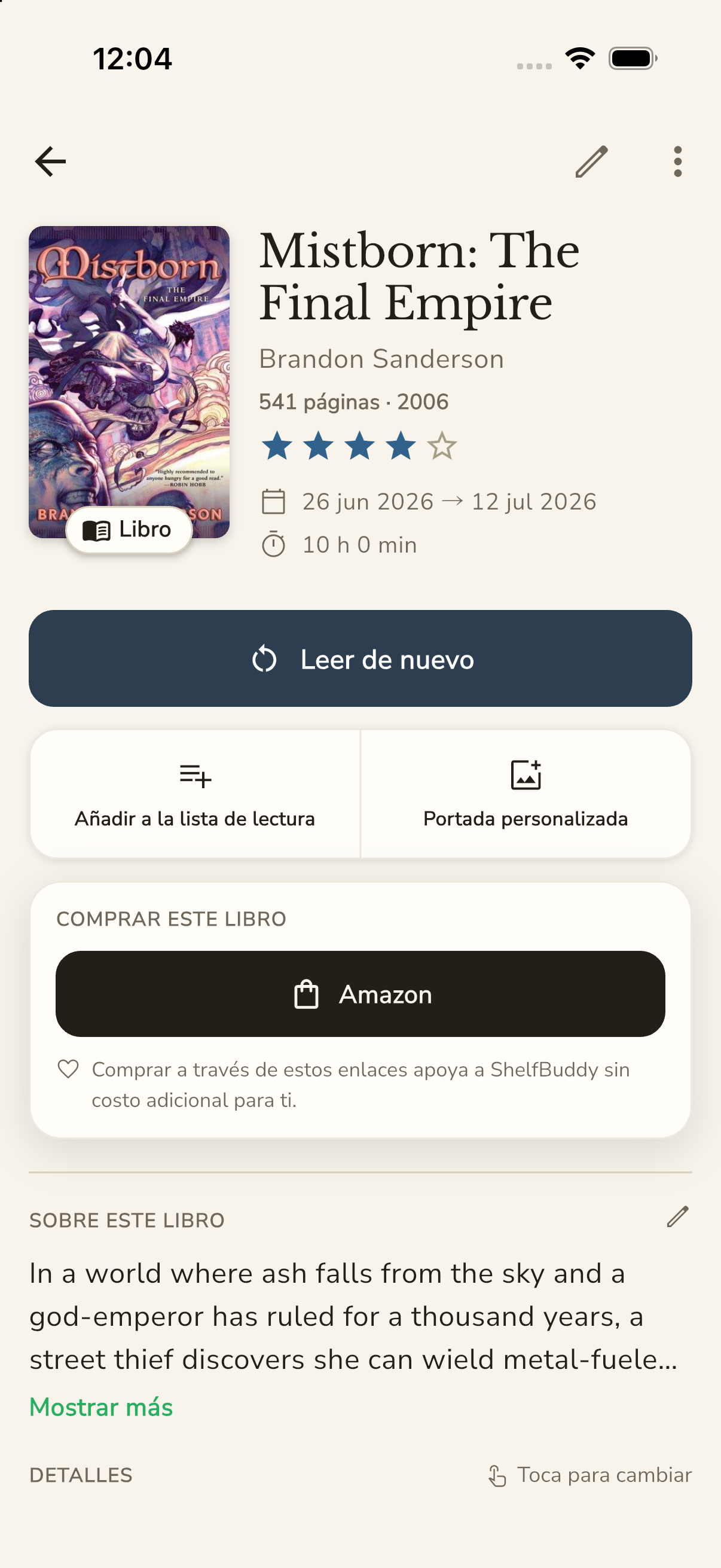 Detalles del libro